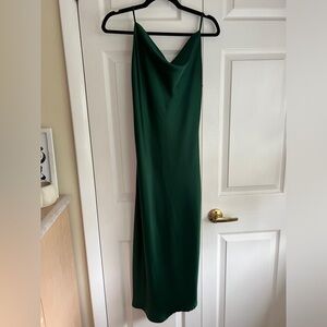 Petal and Pup dark green cowl neck midi dress size 4